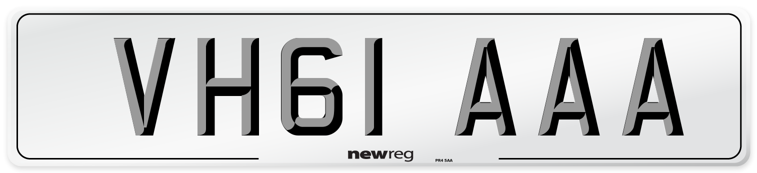 VH61 AAA Number Plate from New Reg